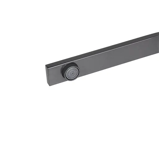 Змішувач для кухні Wezer PRO4-02-GUNGREY сталь Графітовий хром - фото 4