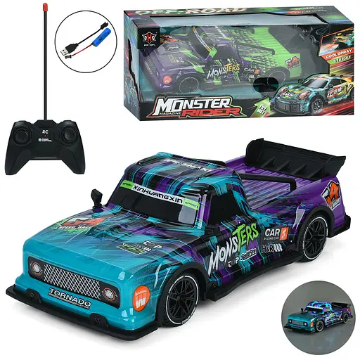 Машина на радіокеруванні, 29 см, 1:16, світло, USB, 000-039 (В асортименті) - фото 2