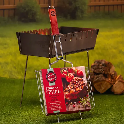 Решетка для гриля Chef de Grille 35х25 см (D-02) - фото 2