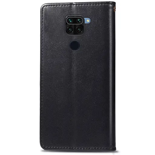 Шкіряний чохол-книжка GETMAN Gallant (PU) для Xiaomi Redmi Note 9 / Redmi 10X Чорний - фото 2
