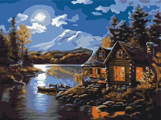 Картина за номерами на підрамнику Brushme Будинок лісника