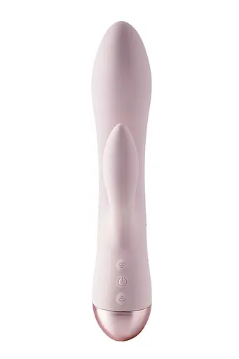 Вібратор-кролик Dreamtoys Vivre Coco 22.9 см рожевий - фото 4