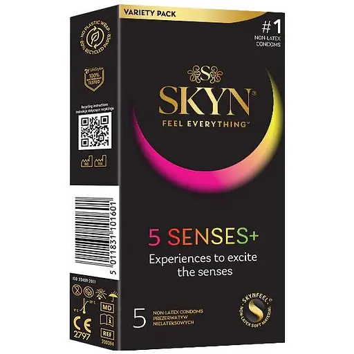 Презервативи безлатексні Skyn 5 Senses (5 шт.) - фото 2