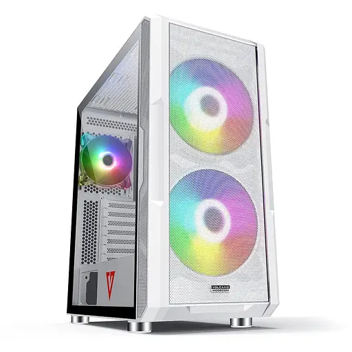 Корпус Modecom AMIRANI ARGB WHITE fans 2x200mm+1x120mm без БЖ ATX