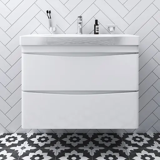 Тумба подвесная AM.PM Like 80 см с умывальником (M80-FHX0802-WC0802-38) - фото 2