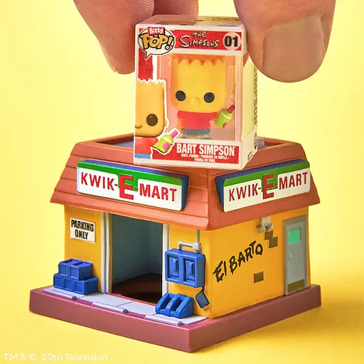 Набір фігурок Bitty Pop! Town - Барт Сімпсон і Квікі-Март - фото 5