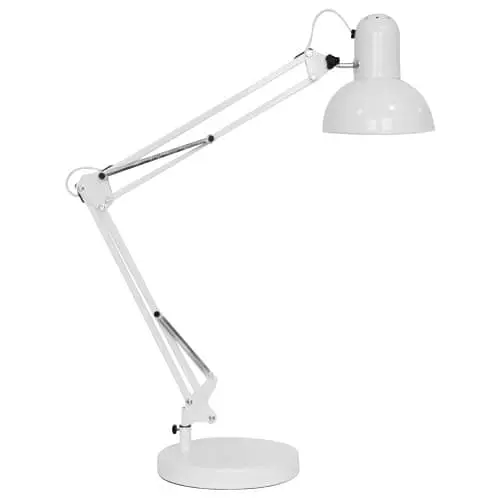 Настольный светильник под лампу | Арт. DE1430 белый | Line F - фото 8