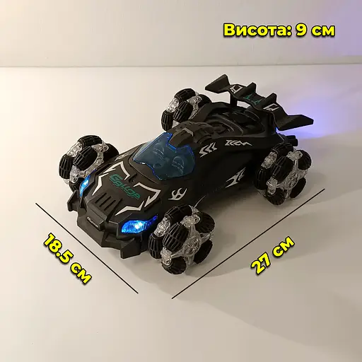Машинка на радиоуправлении Gallop. Космический дизайн. Пускает пар. Светится - фото 4