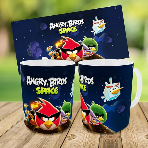 Набір дитячий Енгрі Бердс рюкзак 36х27см сумка-бананка, кружка з принтом для хлопчика (01640) - фото 9