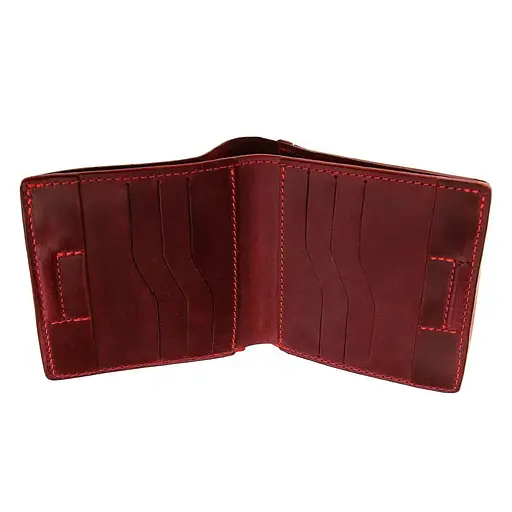 Кожаный мужской кошелек Grande Pelle 10х10х2.5 см. nsa0001214 - фото 4