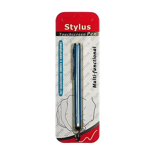 Стилус ємнісний, металевий, блакитний - фото 3