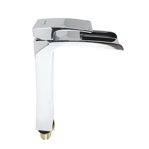 Смеситель для умывальника высокий водопад гайка Ø25 Gappo Jacob 1/8 G1007-21 Хром - фото 1