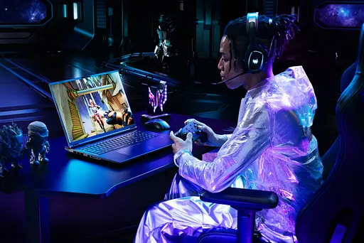 Ноутбук Acer Predator Helios Neo 16 PHN16-73 16" WQXGA IPS Intel U9-275HX 64GB F2TB NVD5060-8 Lin чорний - фото 2