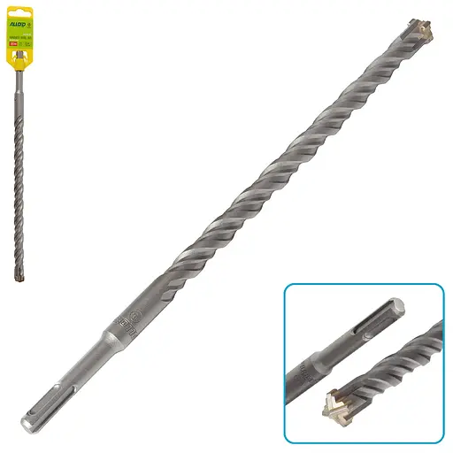 Бур по бетону Alloid Building Tools SDS-plus S4 Quadro 16x310 мм (CH-16310) - фото 1