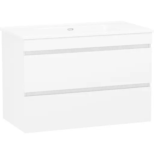 Тумба підвісна Imprese Vaclav з умивальником 90 см Білий u08506403FK Білий - фото 1