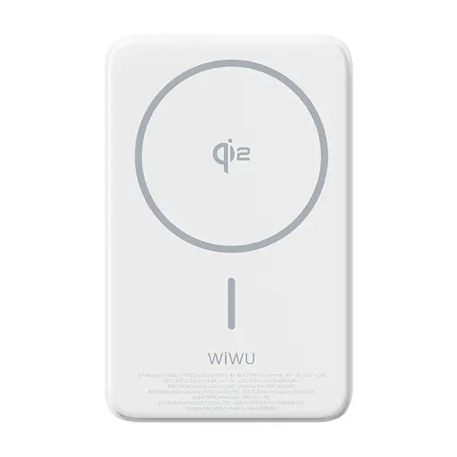Портативное ЗУ Power Bank WIWU Wi-P031 Magnetic с БЗП 30W 10000 mAh White - фото 8