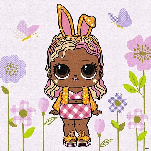 Картина по номерам "L.O.L. Surprise! HipHop4Lyfe BossBunny" KHO1103, 40х40 см