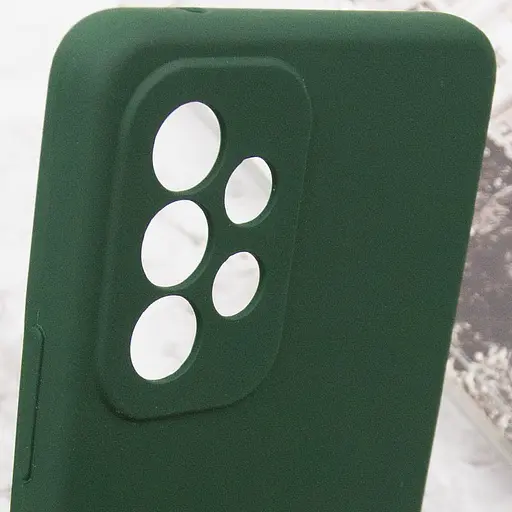 Чохол Silicone Cover Lakshmi Full Camera (AAA) для Samsung Galaxy A33 5G Зелений / Cyprus Green - фото 6