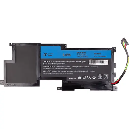 Аккумулятор PowerPlant для ноутбуков DELL XPS 15-L521X Series (W0Y6W) 11.1V 5700mAh - фото 1