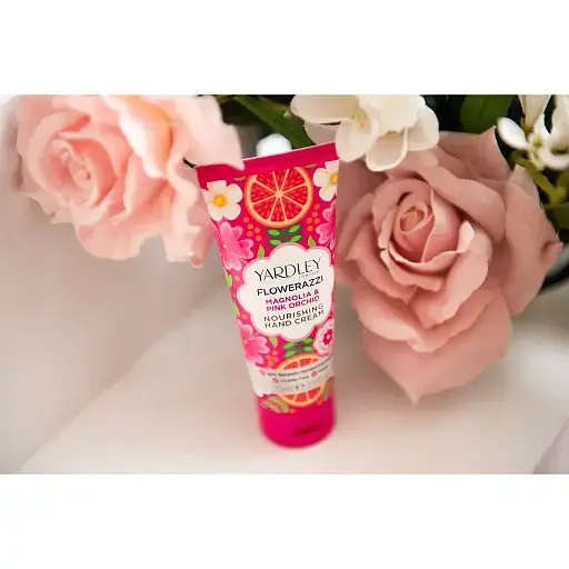 Крем для рук Yardley London Flowerazzi Magnolia & Pink Orchid Nourishing Hand Cream 75 мл - фото 2