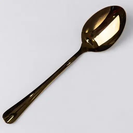 Ложка сервировочная Yiwu из нержавеющей стали золото 26 см для подачи блюд столовый прибор сервировка посуда кухонный аксессуар HP-16978-21 - фото 1