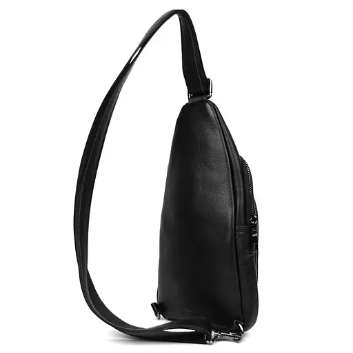 Мужской кожаный рюкзак слинг LIMARY 30х16.5х5 см sum0028215 - фото 5