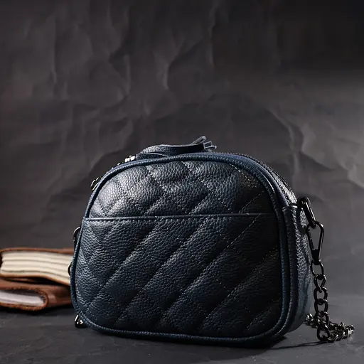 Кожаная сумка женская Vintage 19х14х6 см sum0024659 - фото 7