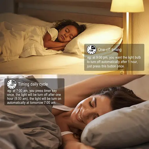 Лампа зі зміною кольору HYDONG B22 10 Вт 2 шт з регульованою яскравістю, світлодіодні лампи RGBW, освітлення настрою - фото 4