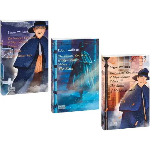 Комплект книг The Scotland Yard Book. Folio World's Classics (3 кн.) - Edgar Wallace (англ.)