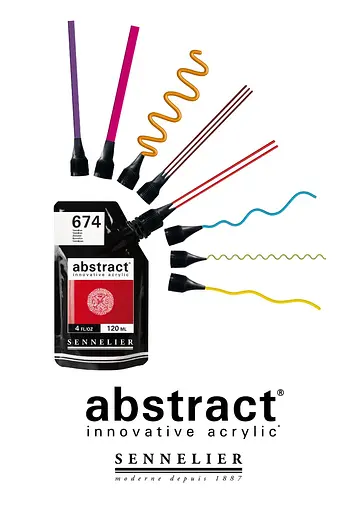 Набор насадок для акрила Sennelier Abstract, 8 шт. - фото 3