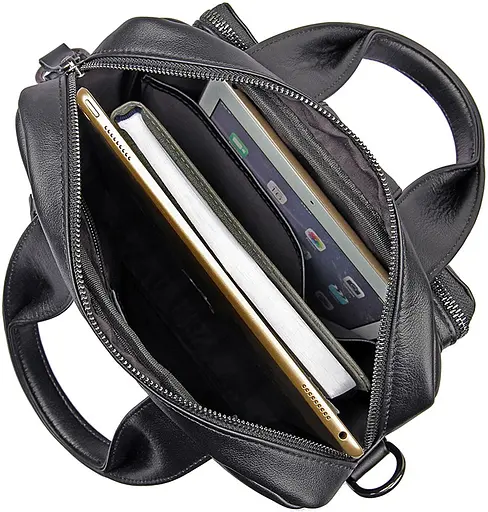 Чоловіча шкіряна сумка Vintage 25,5х30,5х7,5 см sum0012406 - фото 3