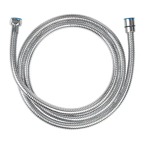 Душовий шланг 180 см хром Wezer WKR-008-180, Хром - фото 1