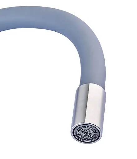 Змішувач для кухні Mixxus із силіконовим виливом DVE-011 Refl.Gray (MI6081) - фото 3