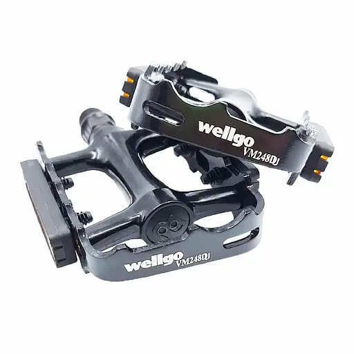 Педали велосипедные алюминиевые Wellgo VM248DU на полимерных подшипниках Черный (G0001514) - фото 3