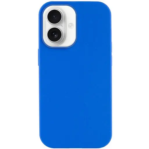 Чохол Epik Silicone Case Full Protective AA NO LOGO для Apple iPhone 16, 6.1 Синій/Capri Blue