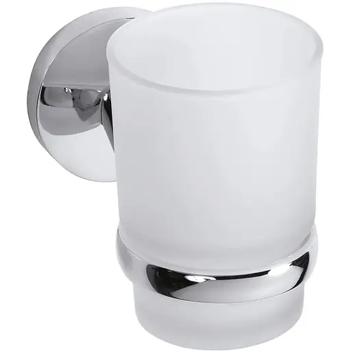 Склянка з тримачем Bemeta Alfa 102410012 білий - фото 1