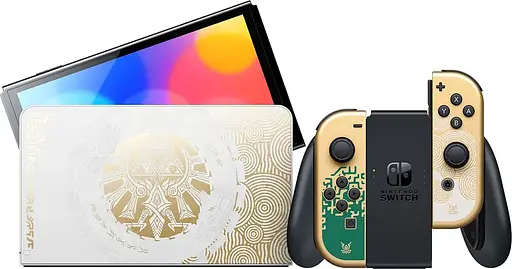 Портативная игровая консоль Nintendo Switch OLED Model Legend of Zelda: Tears of the Kingdom Special Edition - фото 3