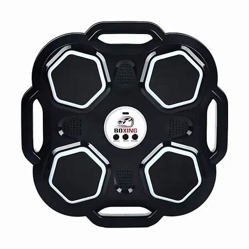 Боксерський набір MS 4650 з акумулятором, 3 режимами швидкості, Bluetooth, підсвіткою та музикою, чорно-білий - фото 2