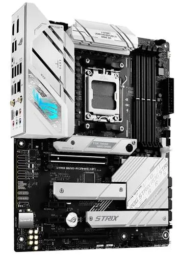 Материнська плата AM5 Asus ROG STRIX B650-A GAMING WIFI, B650, 4xDDR5, Int.Video (CPU), 4xSATA3, 3xM.2, 2xPCI-E 4.0 16x, 2xPCI-E 4.0 1x, 6, Bluetooth 5.2, 7xUSB3.2/6xUSB2.0, HDMI/DP, ATX - фото 3