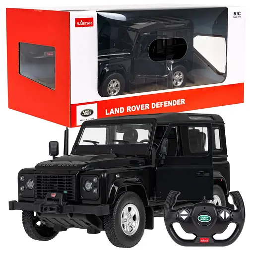 Машинка Rastar Land Rover Defender на управлінні 1:14 чорний 78400