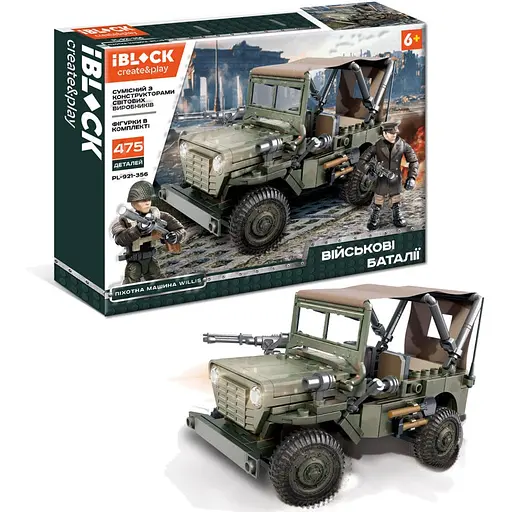 Детский конструктор Военные баталии iBlock PL-921-356 475 деталей - фото 1