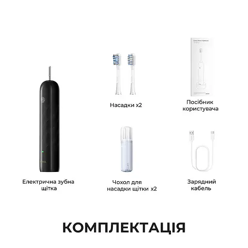 Електрична зубна щітка Mova Fresh Black (ATB13A-BK) - фото 2