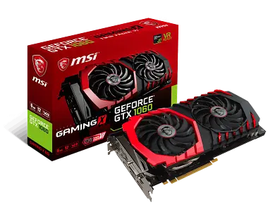Видеокарта GeForce GTX 1060 6GB MSI Gaming X (GTX 1060 GAMING X 6G) Б/У