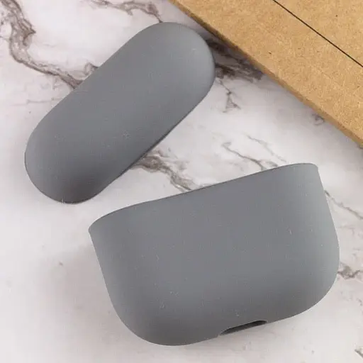 Силіконовий футляр для навушників AirPods 3 Сірий / Gray - фото 2