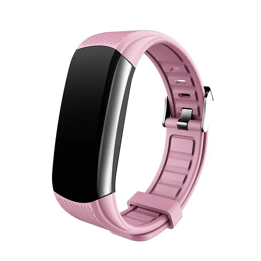 Умный фитнес браслет Lemfo C6T с датчиком температуры тела (Розовый) - фото 2