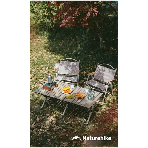 Складаний стіл Naturehike Star Jane T01 CNK2550JJ018, 119х60 см, вуглецева сталь, бежевий - фото 7