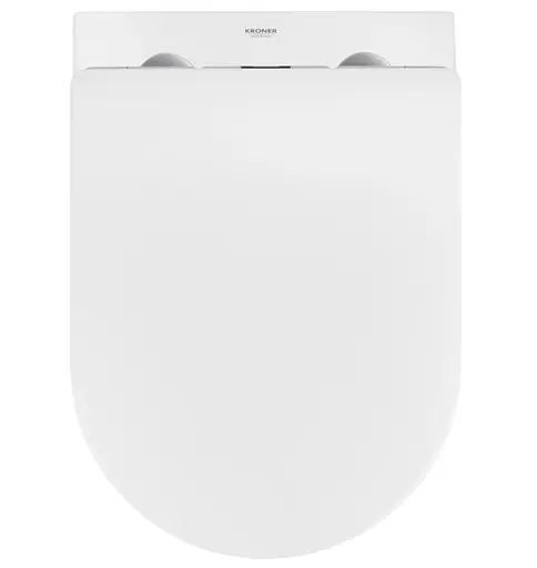 Унитаз подвесной безободковый Kroner Harz WHI523632 RIMLESS с сиденьем (KH523632WHIR) (CV032969) - фото 8