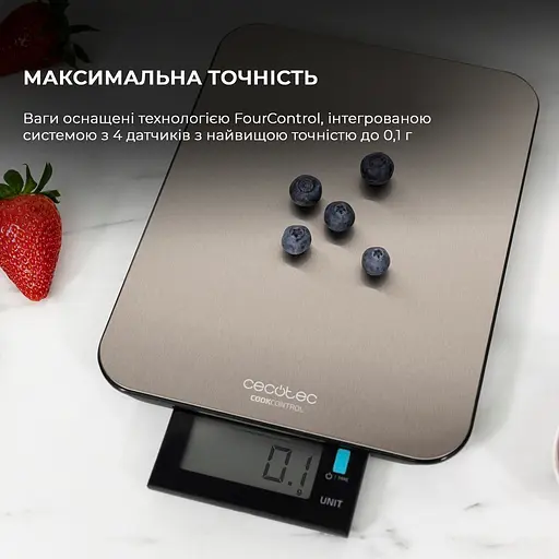 Кухонні ваги CECOTEC CookControl 9000 WaterProof - фото 6