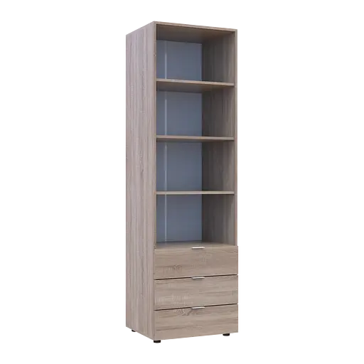 Пенал для одягу Doros Гелар Дуб сонома 3Ш 60х49.5х203.4 (41516131) - фото 6