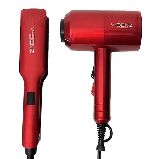 Фен та випрямляч для укладання волосся V-Benz V0808 багатофункціональний набір - фото 3